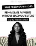 MY BLUEPRINT TO REMOVE YOUR LATE PAYMENTS! INSTANT DOWNLOAD